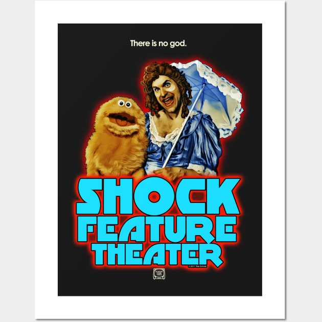 SHOCK FEATURE THEATER with Mini Coffee & Ookie Wall Art by RobSchrab